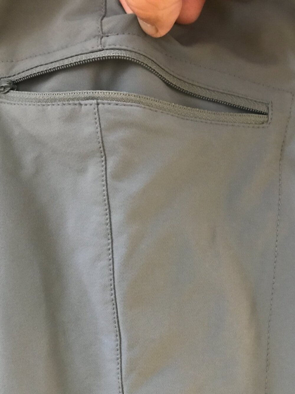 Mammut Softech Lacuna Pants Men 32x29 Gray Mid Rise Zip Pocket Athleisure 19785 - Picture 12 of 16